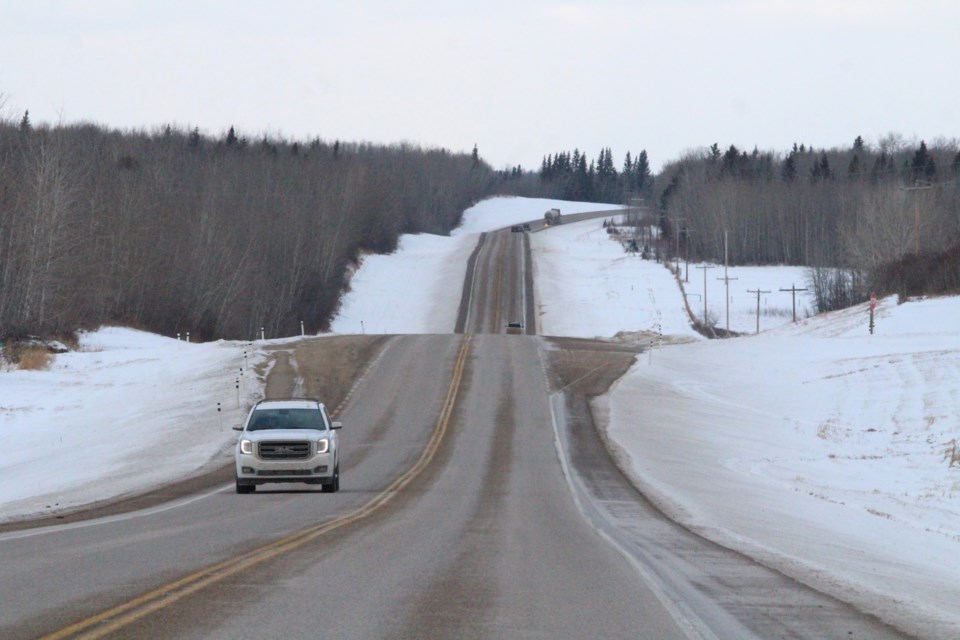 Portions of Highways 881 and 28 across the Lakeland will not be part of new construction plans for the next three years, say Alberta Transportation officials.